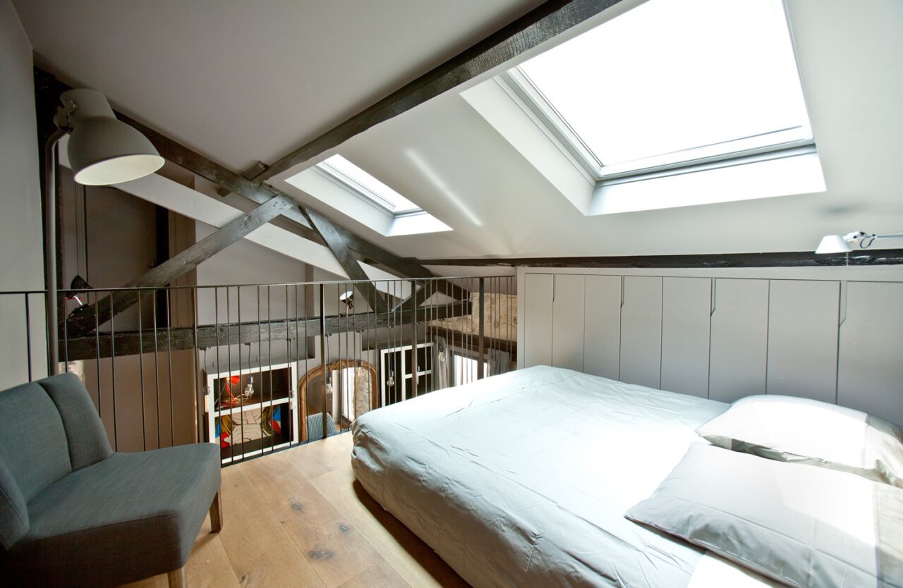 Chambre en mezzanine